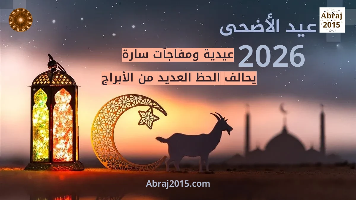 عيدية ومفاجآت سارة.. الأبراج الأكثر حظًا في عيد الأضحى 2026