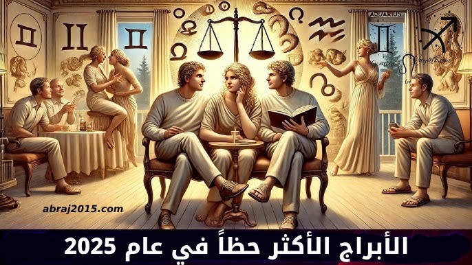 الأبراج الأكثر حظاً في عام 2025